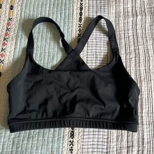 Oiselle Hi Twenty Bra size 8 black